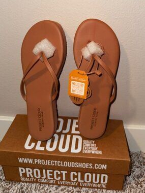 Project Cloud Platform Sandals Women Memory Foam Flip Flops